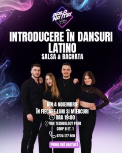 INTRODUCERE IN DANSURI LATINO | SALSA & BACHATA | 4 NOIEMBRIE | TIMISOARA