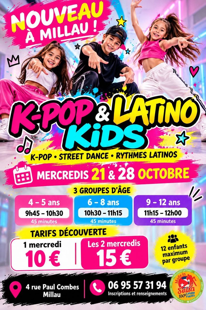 K-POP & LATINO KIDS À MILLAU🙍‍♀️🙍