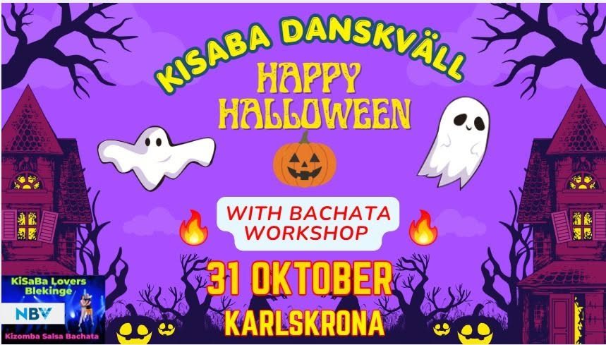 KISABA HALLOWEEN DANSKVÄLL MED BACHATA WORKSHOP