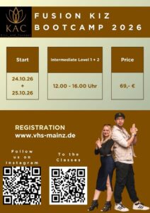 Kiz Fusion Intermediate Bootcamp