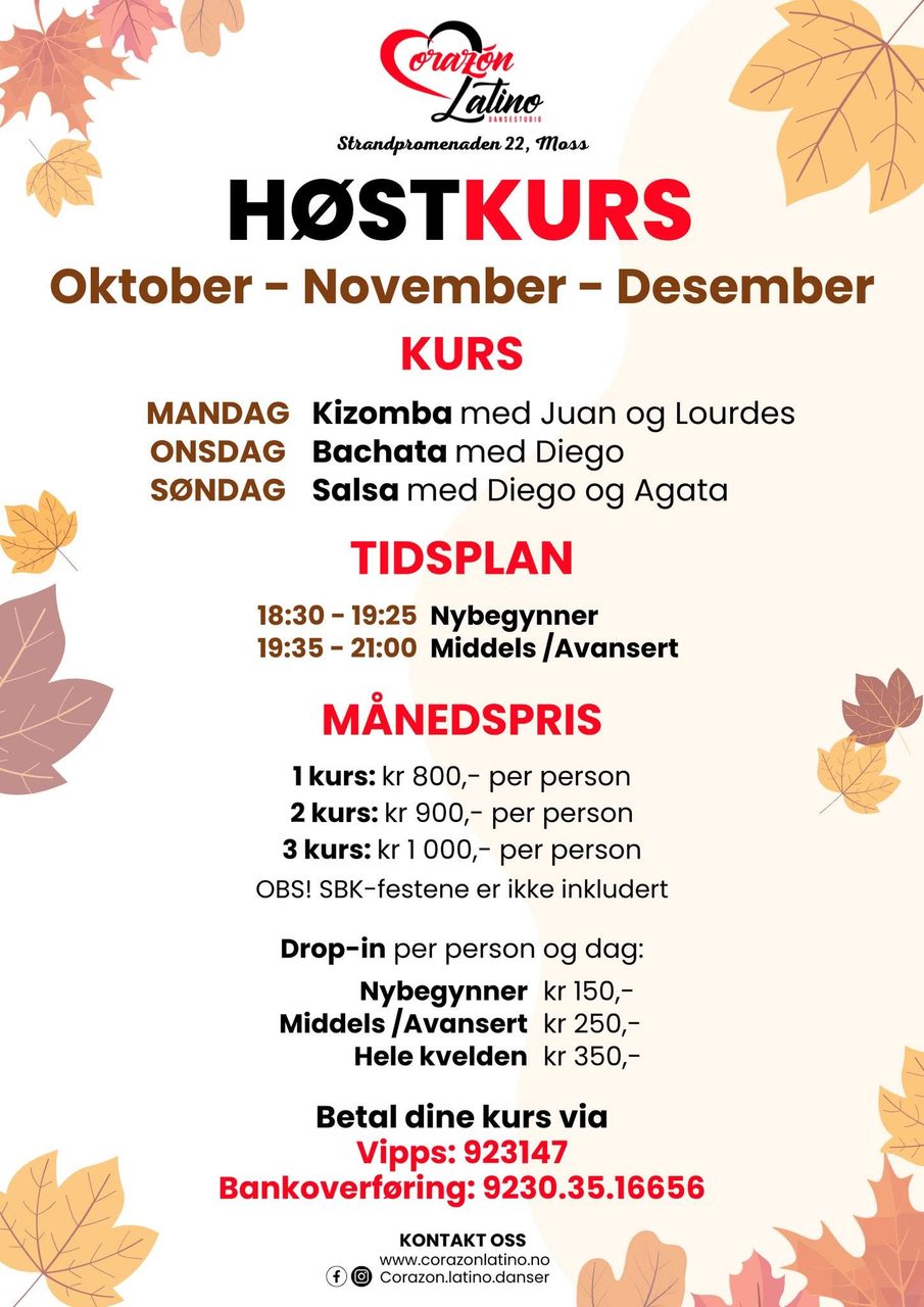 KIZOMBA – BACHATA – SALSA KURS