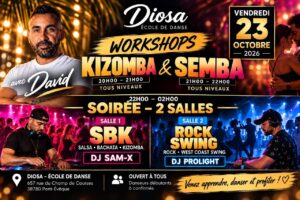 🔥 KIZOMBA & SEMBA avec DAVID • Soirée 2 Salles SBK / Rock Swing 🔥