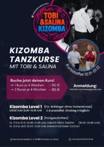 Kizomba Tanzkurse im Club21 (ehemalig Kizomba Fabrik)