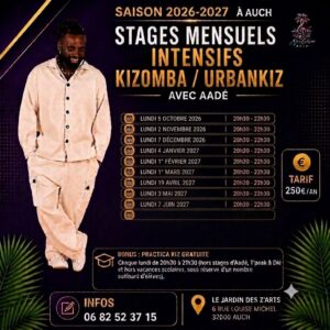 🔥 KIZOMBA / URBANKIZ avec Aadé 🔥 AfroLatino AUCH