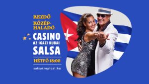 Középhaladó Casino (kubai salsa) 🇨🇺 | Hétfő 18:00