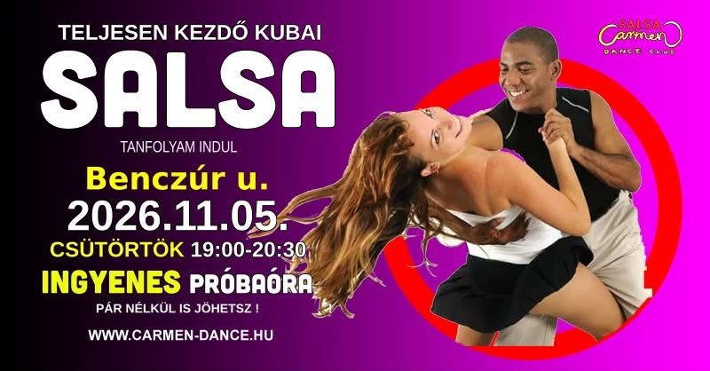 🔥KUBAI SALSA kezdő indul 🤩 INGYENES próbaóra ✅ CSÜTÖRTÖK 💃