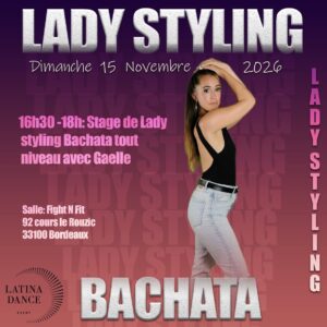 Lady sytling Bachata avec Gaëlle