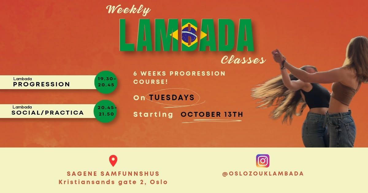 ✨ LAMBADA PROGRESSION 6 WEEK COURSE ✨