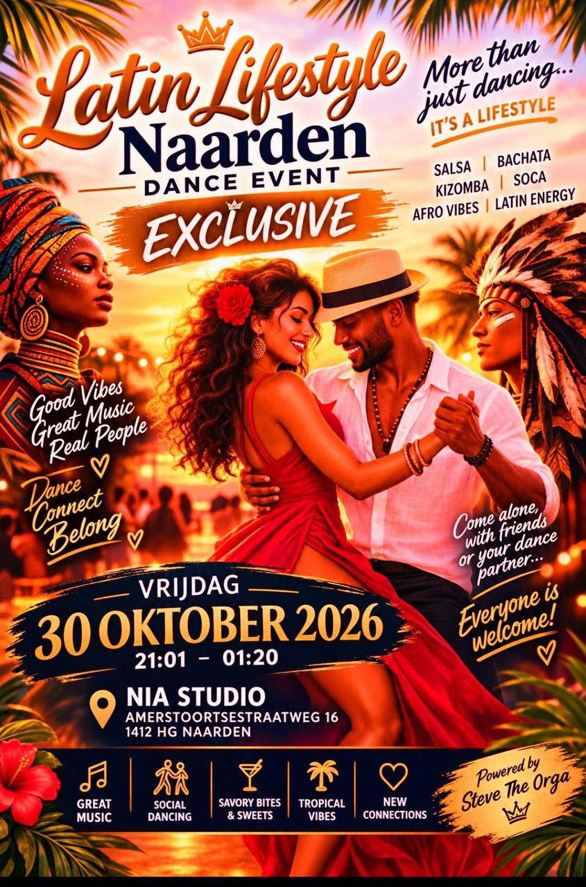 Latin Lifestyle Naarden * Exclusive Edition!! €8 ENTRANCE 21:15 – 22:00