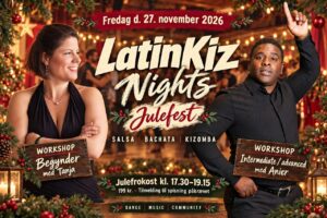 LatinKiz Night Julefest – Intro workshop & danseaften i Roskilde