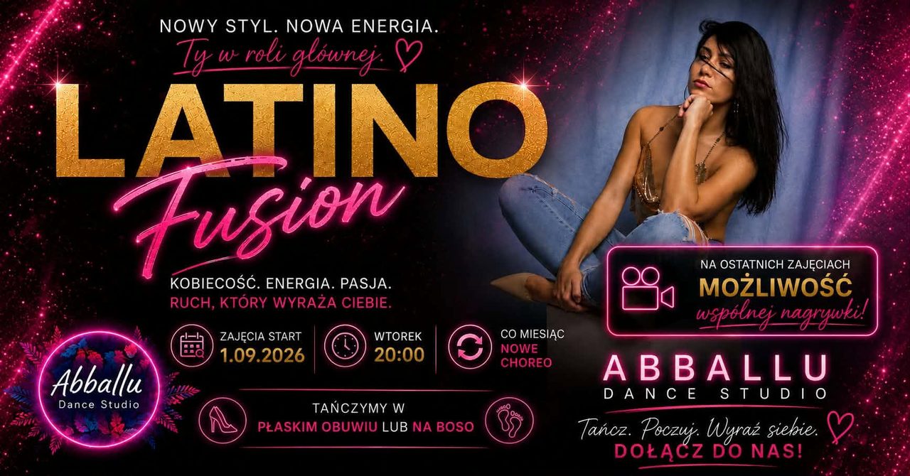 Latino Fusion | open level | wtorki od 1.09 | Nika
