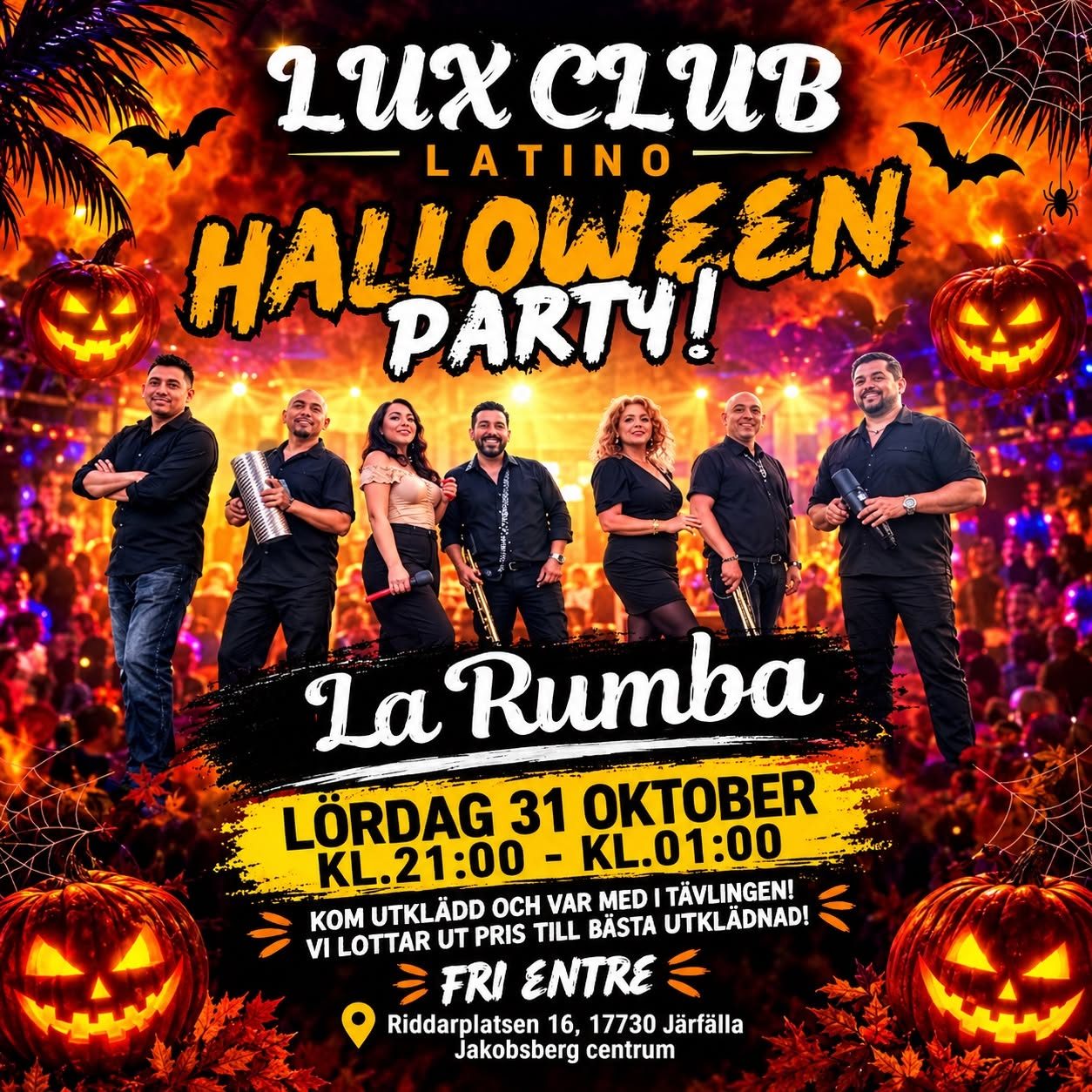 LATINO HALLOWEEN PARTY – LA RUMBA LIVE! 🎃💃🔥