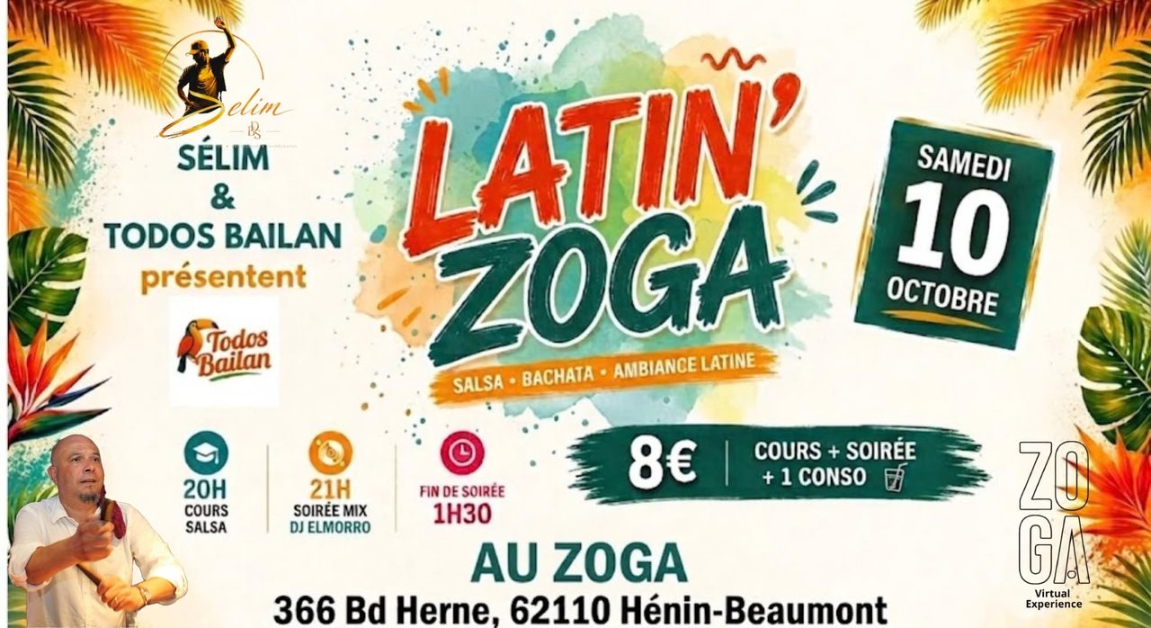 LATIN’ZOGA Henin-Beaumont (Salsa, Bachata y mas)