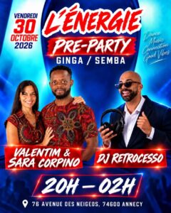 L’Énergie Pre-Party Annecy | Ginga / Semba