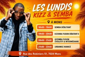 Les Lundis kizz et Semba à Mons