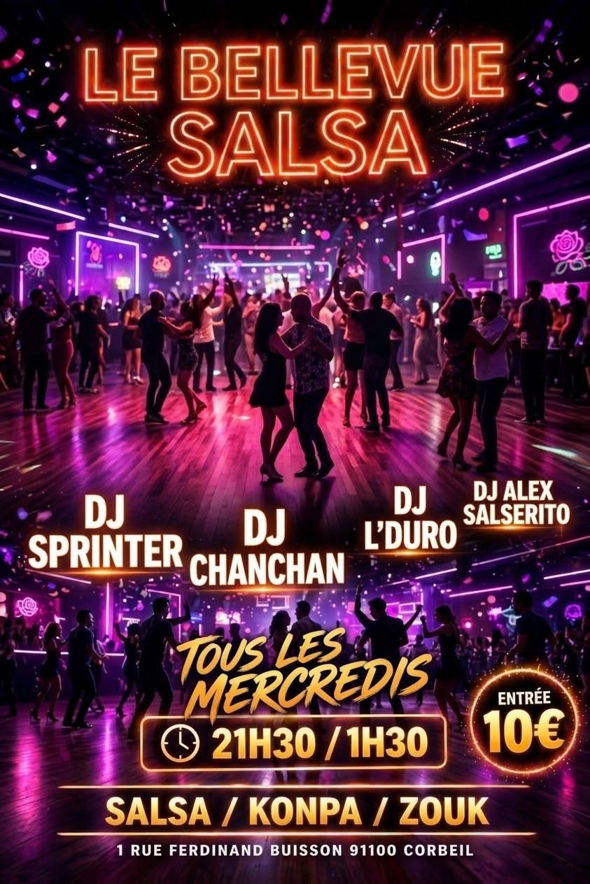 Les mercredis Salsa au Bellevue