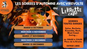 Les SOIREES D&rsquo;AUTOMNE avec VIREVOLTE au LEVRETTE Café