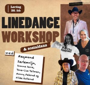 Linedance workshops, repetisjon, sosialdans og fest!