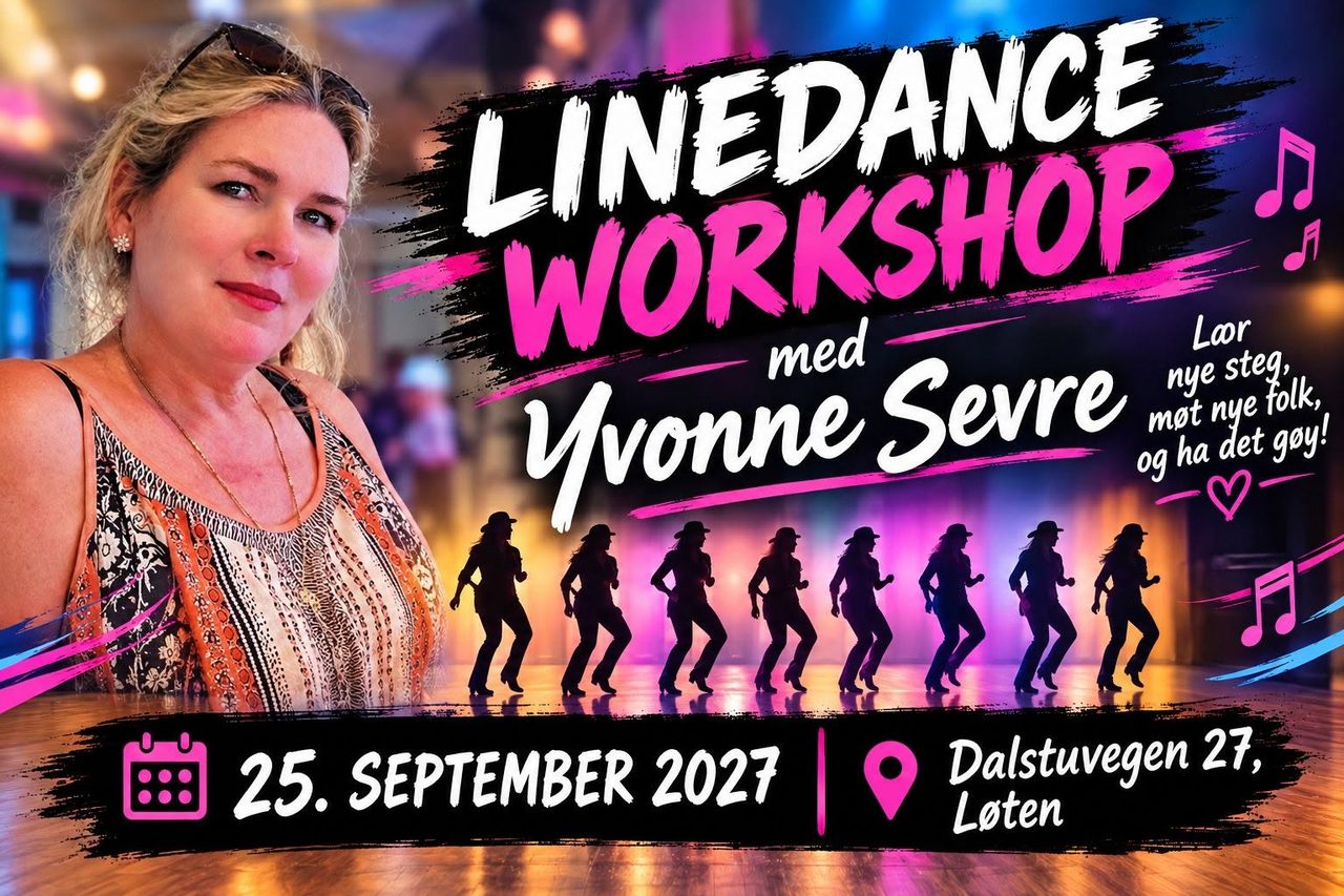 Linedanceworkshop med Yvonne Sevre
