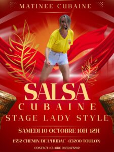 Matinée Cubaine – Stage salsa lady style