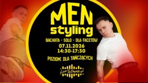 Men styling. Bachata solo dla facetów