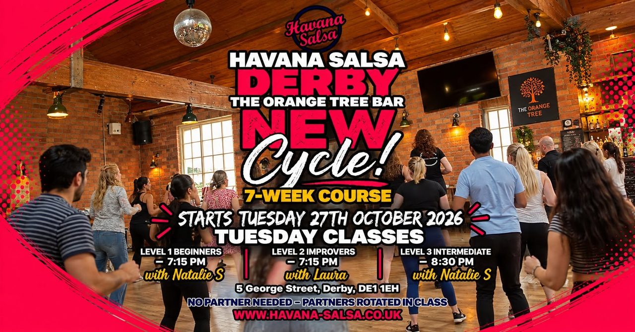 🇨🇺 NEW 7-WEEK CUBAN SALSA COURSE IN DERBY | Beginners Welcome! 💃🕺