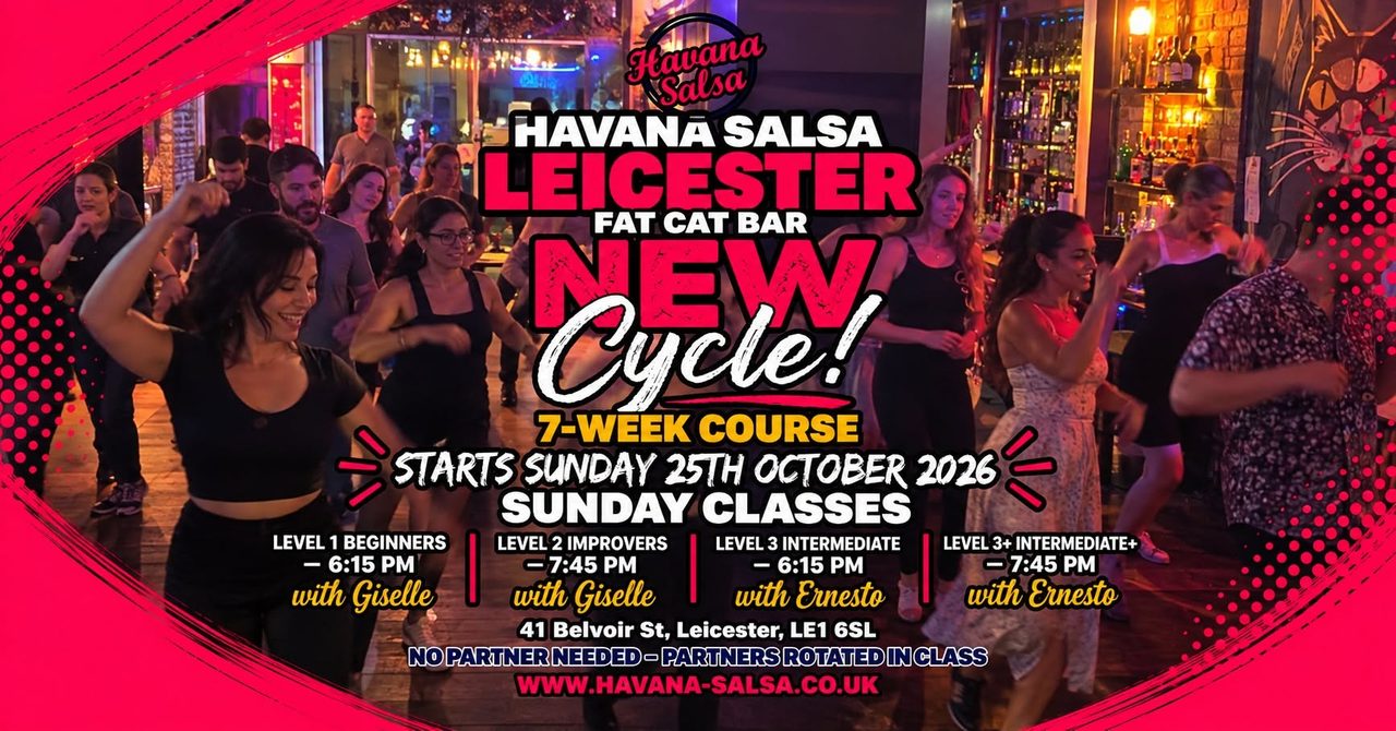 NEW 7-WEEK CUBAN SALSA COURSE IN LEICESTER | Fat Cat Bar | Beginners Welcome! 💃🕺