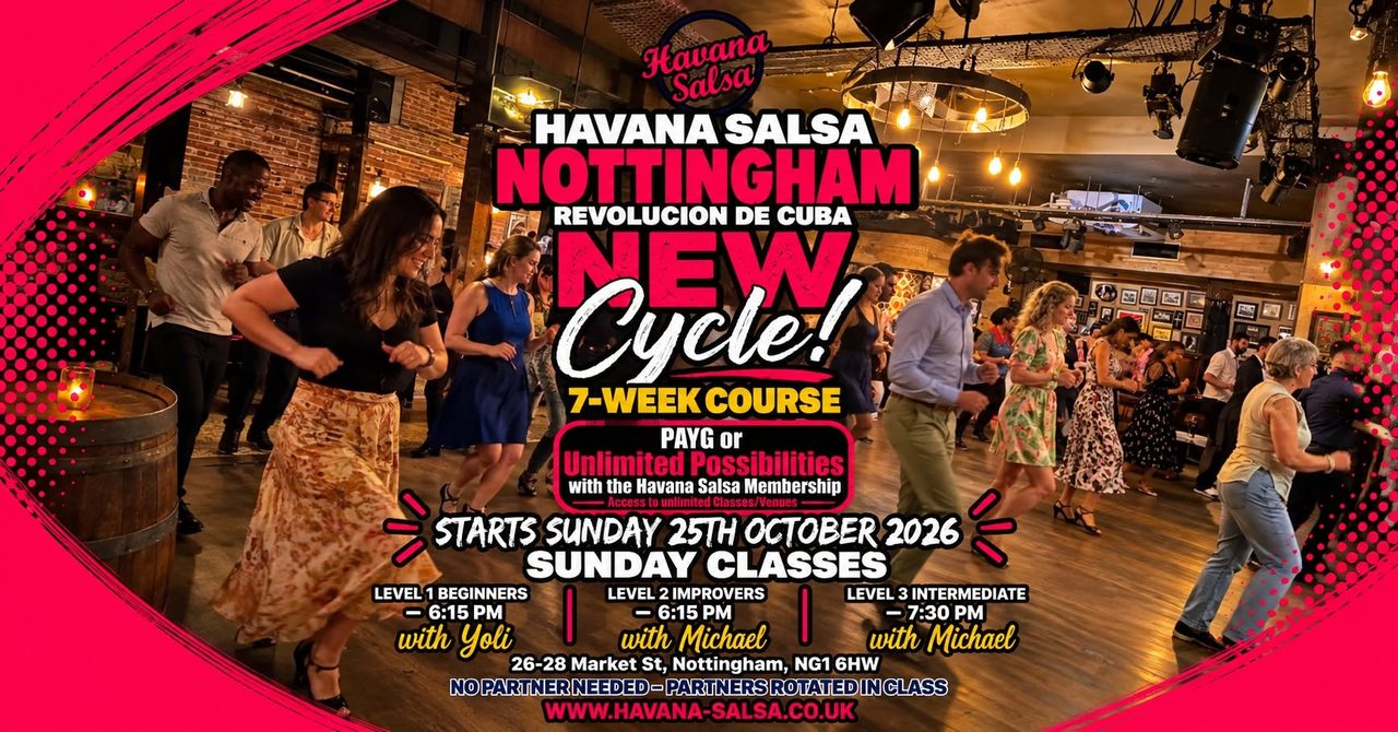 NEW 7-WEEK CUBAN SALSA COURSE IN NOTTINGHAM | Revolución de Cuba | Beginners Welcome! 💃🕺