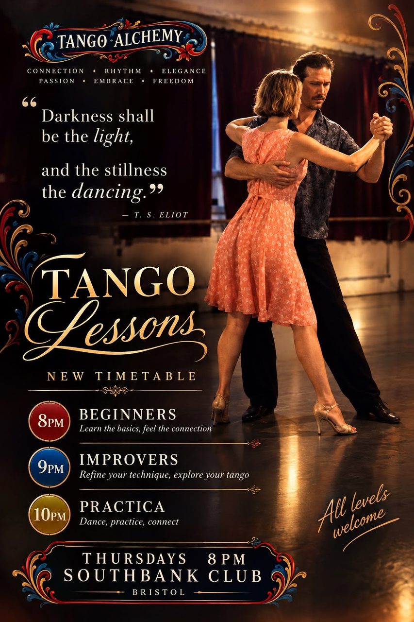 NEW Beginners e Improvers Tango Lessons