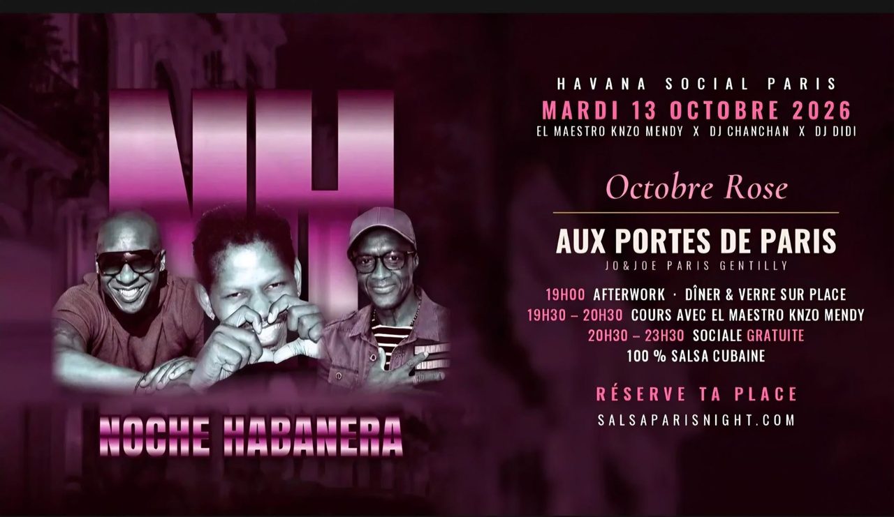 NOCHE HABANERA – MARDI 13 OCTOBRE – DJ DIDI & CHANCHAN