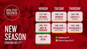 NON STOP BACHATA – Weekly classes – Winter 2026