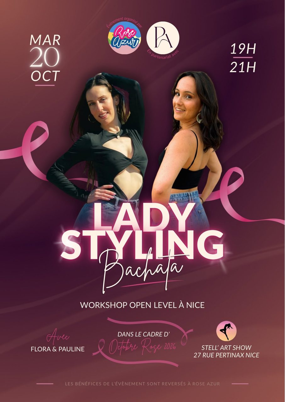 Octobre Rose – Workshop BACHATA LADY STYLING à Nice