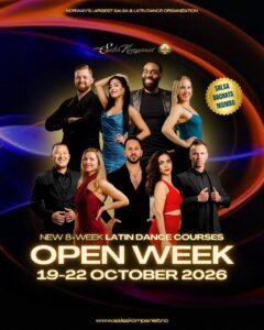 OPEN WEEK 19-22 OCTOBER | New 8-Week Latin Dance Courses