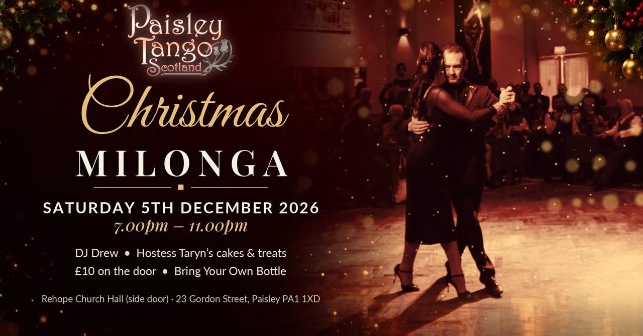 Paisley Tango Christmas Milonga
