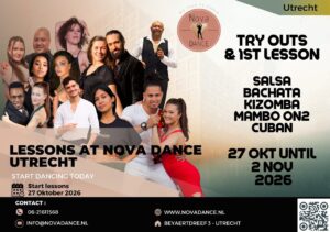 Proefles & start 1e les: Cuban, Bachata/Influence/Dominican, Kizomba, Semba, Salsa LA & Mambo On2