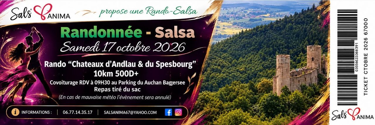 Rando Salsa des chateaux avec Sals&rsquo;Anima :)