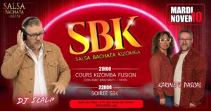 Salsa Bachata Kizomba Agen – Mardi 10 Novembre 2026
