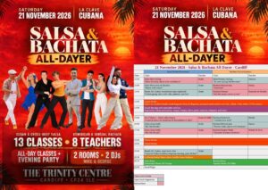 Salsa & Bachata Saturday All-Dayer in Cardiff