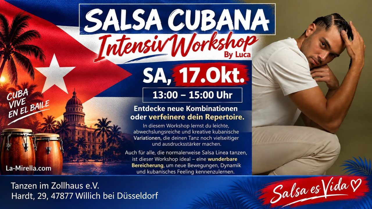 SALSA CUBANA – INTENSIV WORKSHOP MIT LUCA