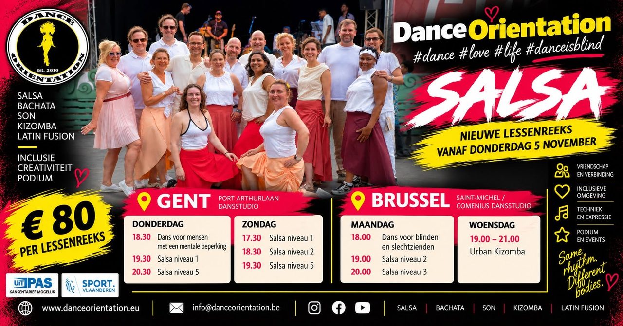 Salsa @DanceOrientation te Brussel & Gent