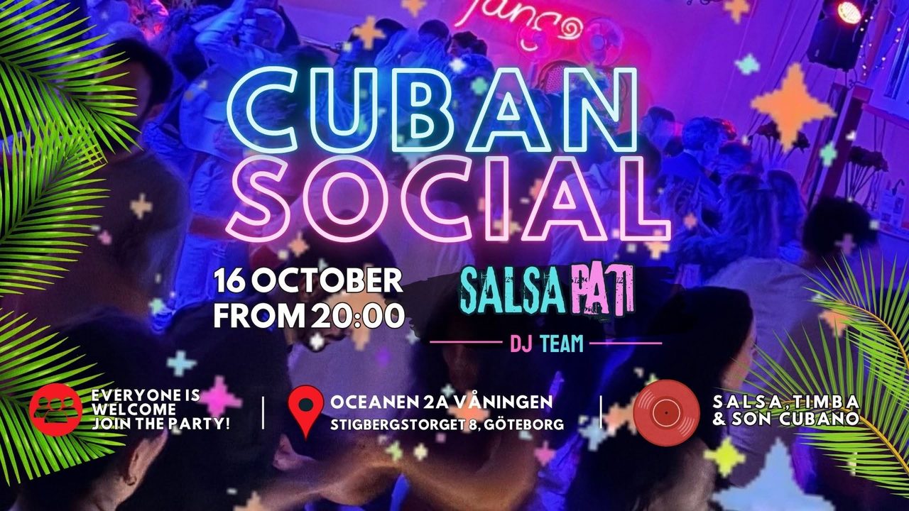 Salsa Pa&rsquo; Ti Cuban Social October