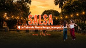 SALSA – Table de pierre rouge