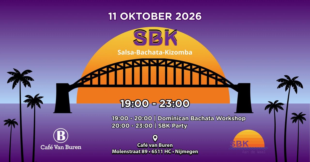 🔥💃 SBK PARTY incl. DOMINICAN BACHATA WORKSHOP 🕺🔥