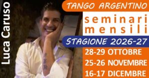 Seminari mensili di Tango Argentino