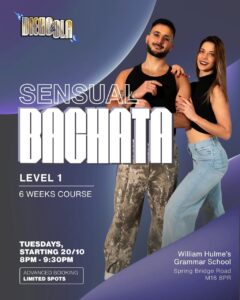 SENSUAL BACHATA COURSE – LEVEL 1 by Diego and Ola