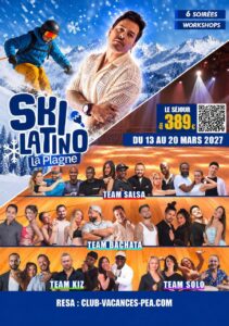 SKI LATINO DU 13 AU 20 MARS 2027 À LA PLAGNE AVEC GIORGIO ROD