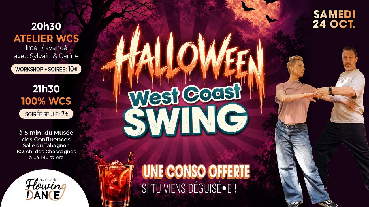 Soirée 100% West Coast Swing — Cours & soirée