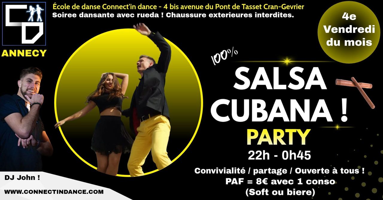 Soirée Cuban Salsa 100% ! Annecy