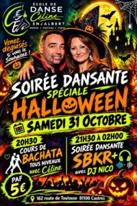 soirée Dansante spécial HALLOWEEN à l&rsquo;école de danse Céline ENJALBERT