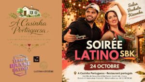 SOIRÉE LATINO – 24 OCTOBRE 📍 A Casinha Portuguesa – Restaurant portugais